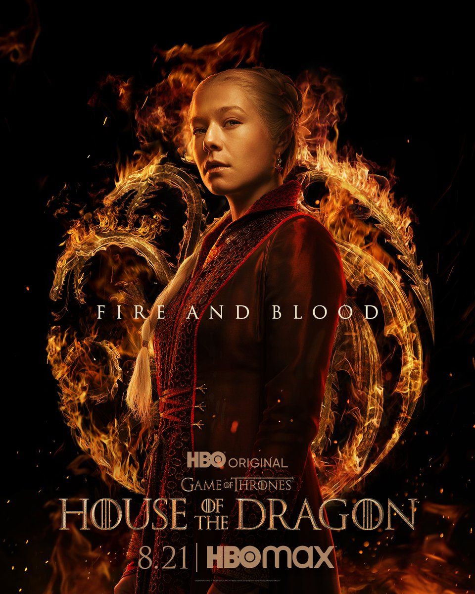 House of the Dragon Emma DArcy as Rhaenyra Targaryen
