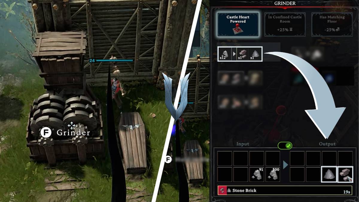 How To Get Stone Dust & Stone Bricks in V Rising