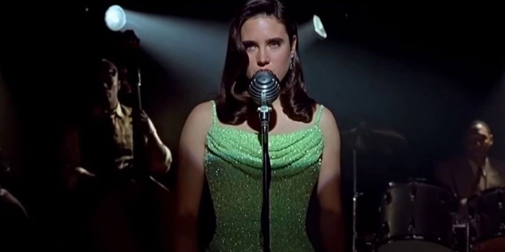 Jennifer Connelly singing on stage in Dark City Cropped 1