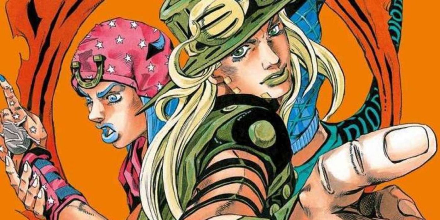  Steel Ball Run manga key art.