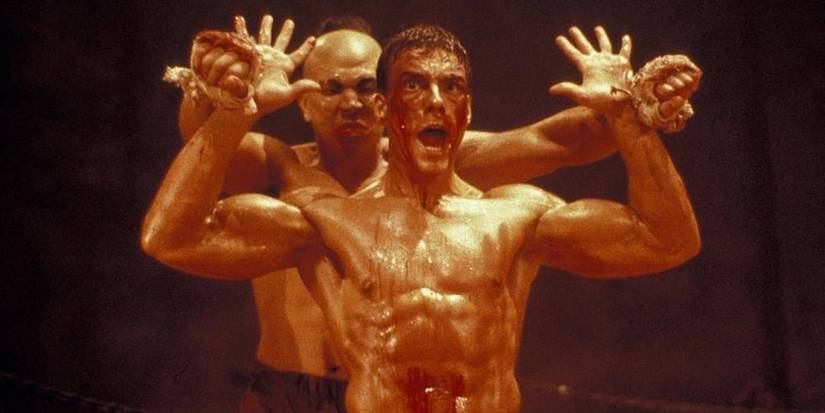 Cena de luta em Kickboxer