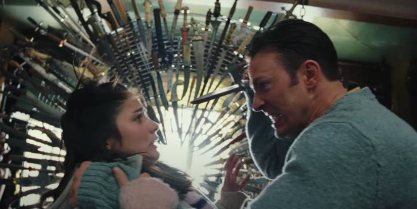 Knives Out: Ransom lunges at Marta with a knife