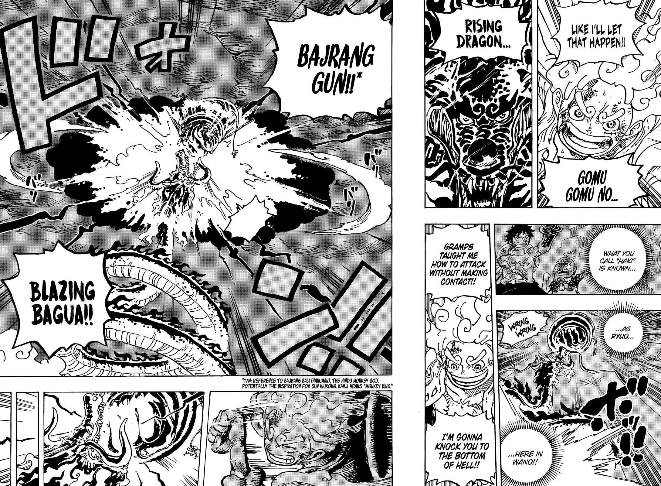 Luffy vs Kaido final attack