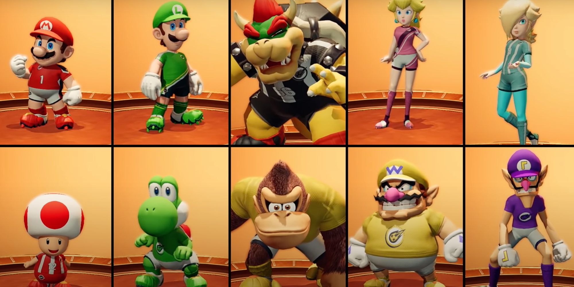 Mario Strikers Battle League Confirmed Characters