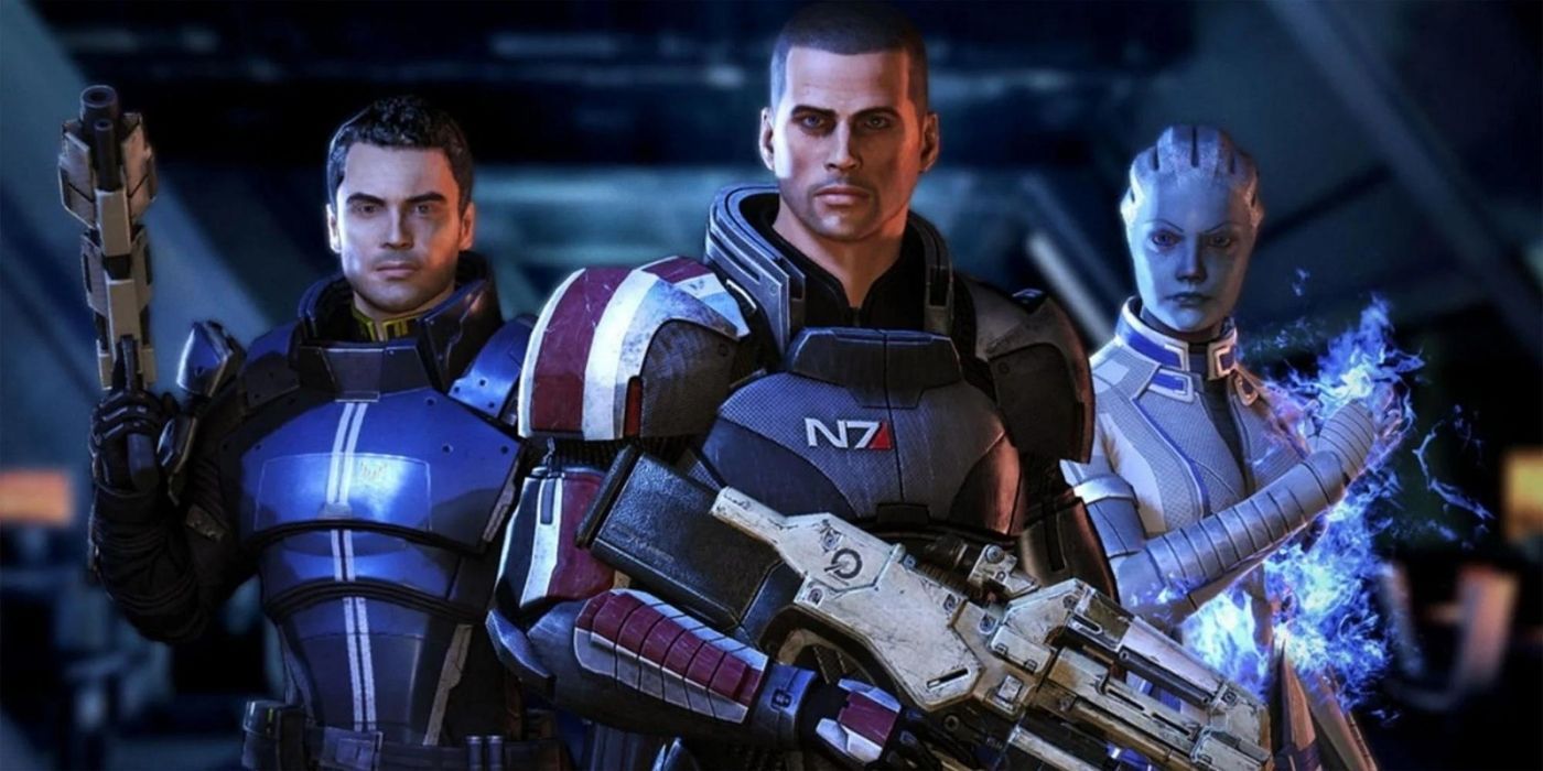 Mass Effect 3 Kaidan Male Shepard Liara