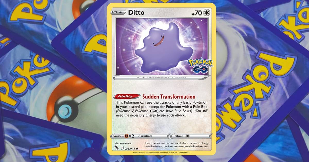 what cards can be ditto in pokemon go set HeartGold & SoulSilver: Triumphant main image 1