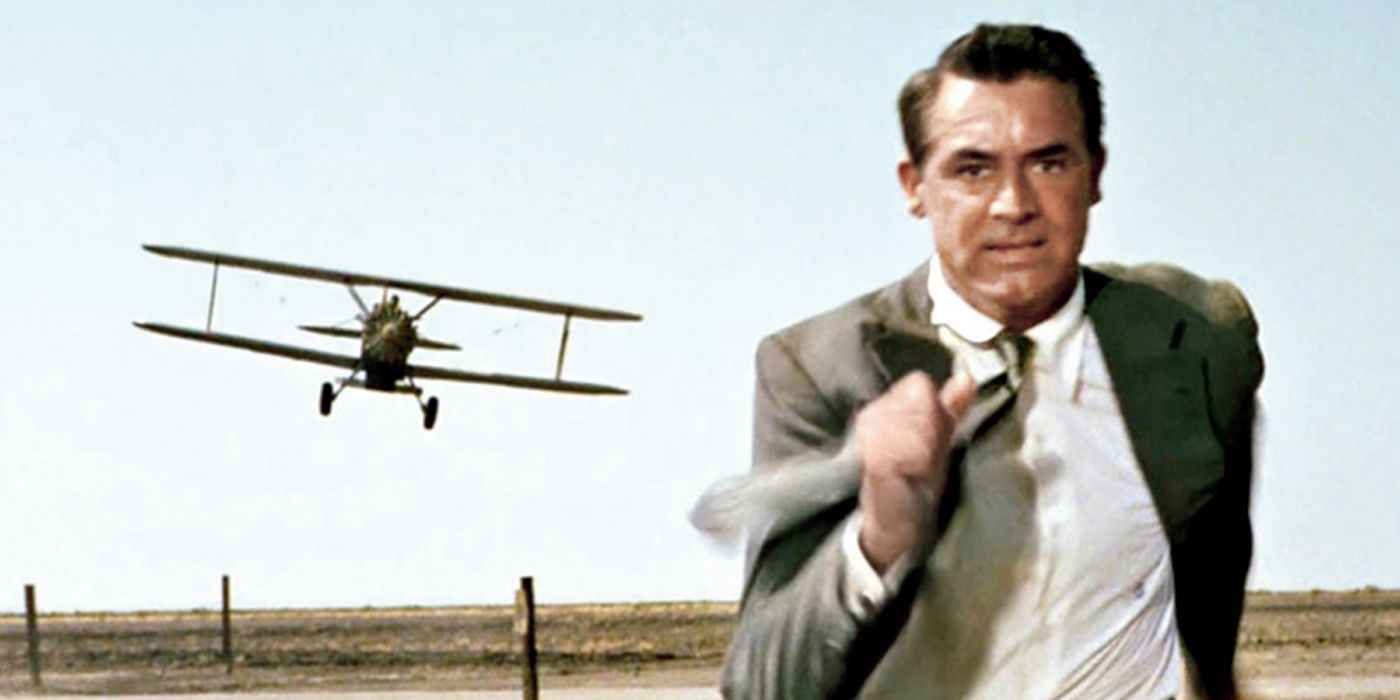 Roger running from the plane in North by Northwest