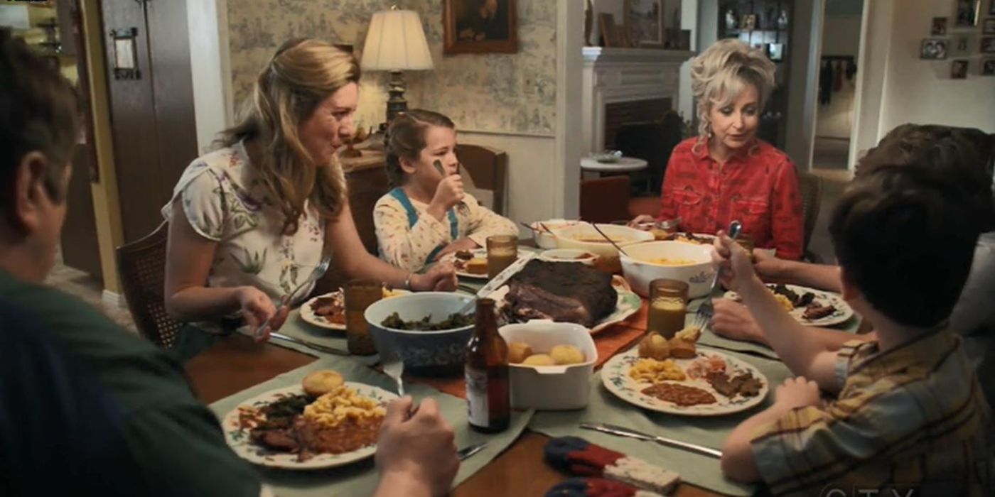 Young Sheldon Cast Looks Somber In Final Cooper Dining Scene In New BTS ...