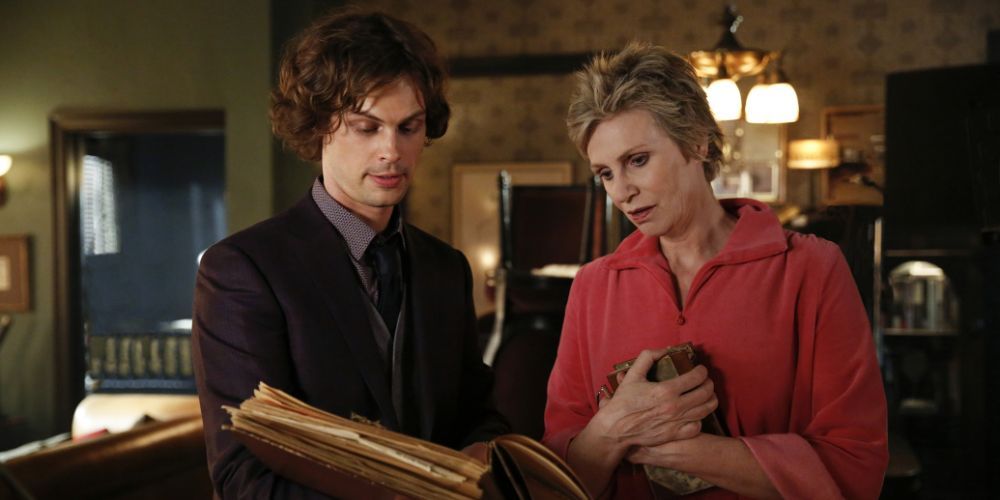 Spencer Reid and his mother