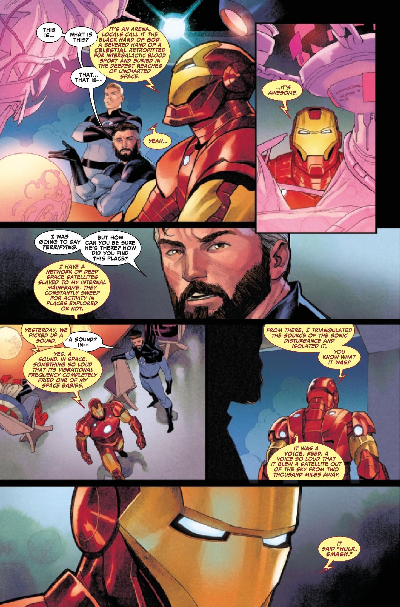 Thor 25 Iron Man and Mr. Fantastic