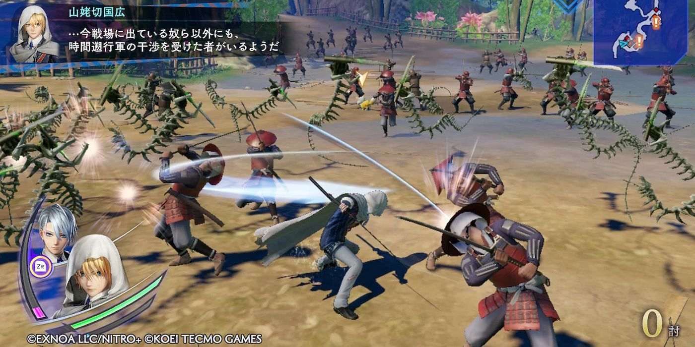 Touken Ranbu Warriors Japanese Gameplay Screenshot