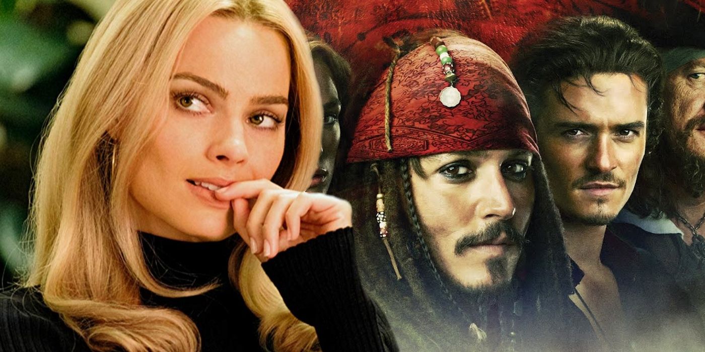 Margot Robbie's Sharon Tate from Once Upon A Time In Hollywood and Johnny Depp and Orlando Bloom in Pirates of the Caribbean