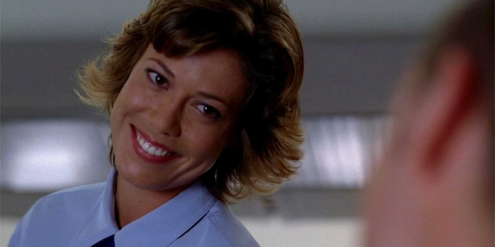An image of Cindy smiling in Lost