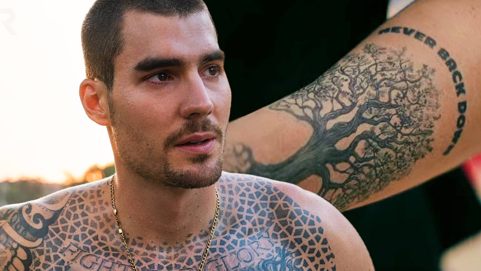 Denver Nuggets forward Wilson Chandler (21) tattoo on left calf in the  second half of an NBA basketball game Thursday, Jan. 26, 2017, in Denver.  The Nuggets won 127-120. (AP Photo/David Zalubowski, image size:1600x900