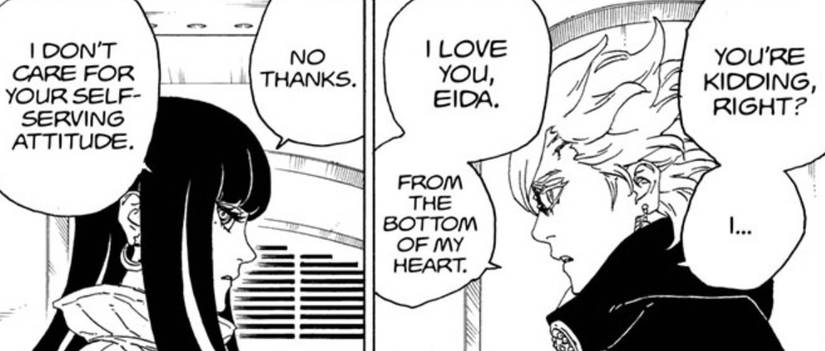 Code Vs Eida Boruto's Romance Is a Bold Decision That Doesn't Go Far Enough