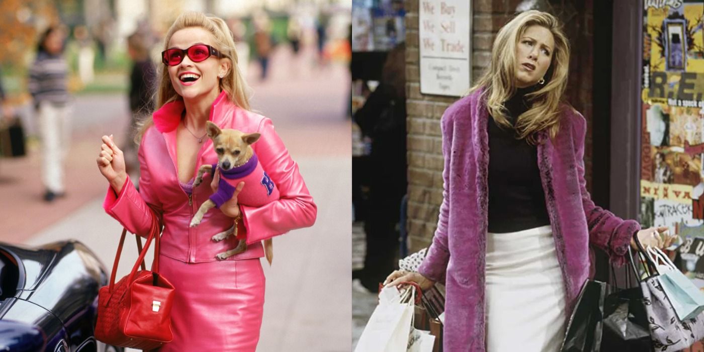 Elle Woods From Legally Blonde And Rachel Green From Friends