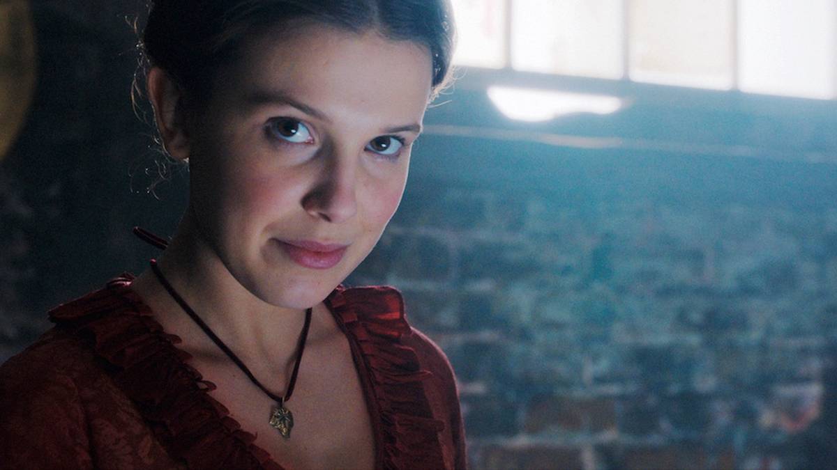 millie bobby brown enola holmes red dress 8 Enola red dress ideas