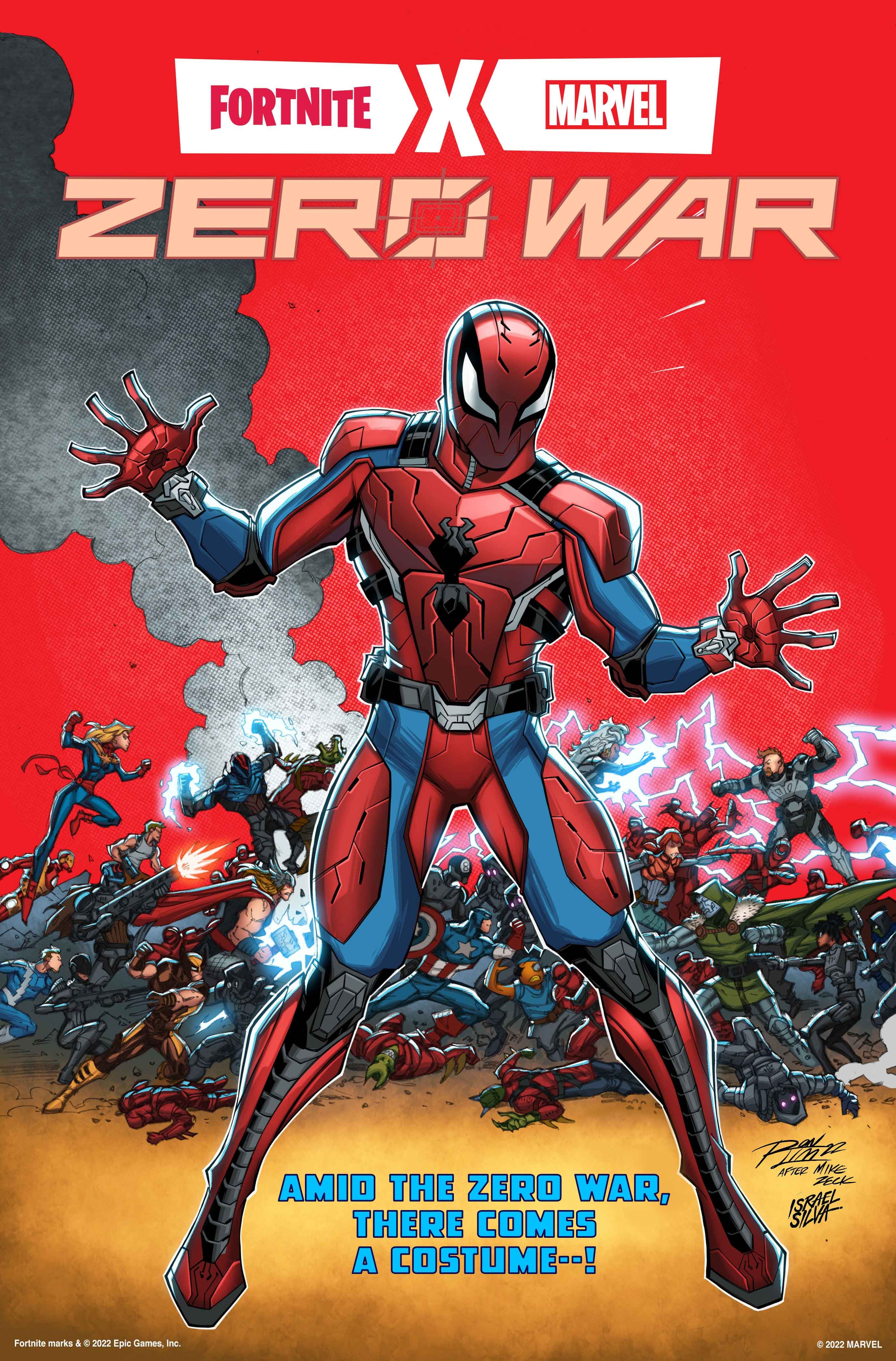 Spider-Man’s New Fortnite Suit Revealed In Secret Wars Homage Art