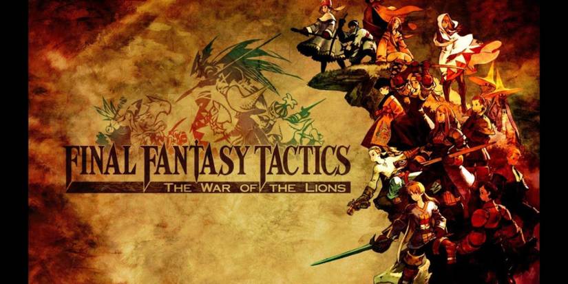 Box art for main characters of Final Fantasy Tactics The War of the Lions.