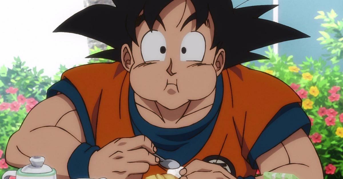 Goku Eating Rice Balls