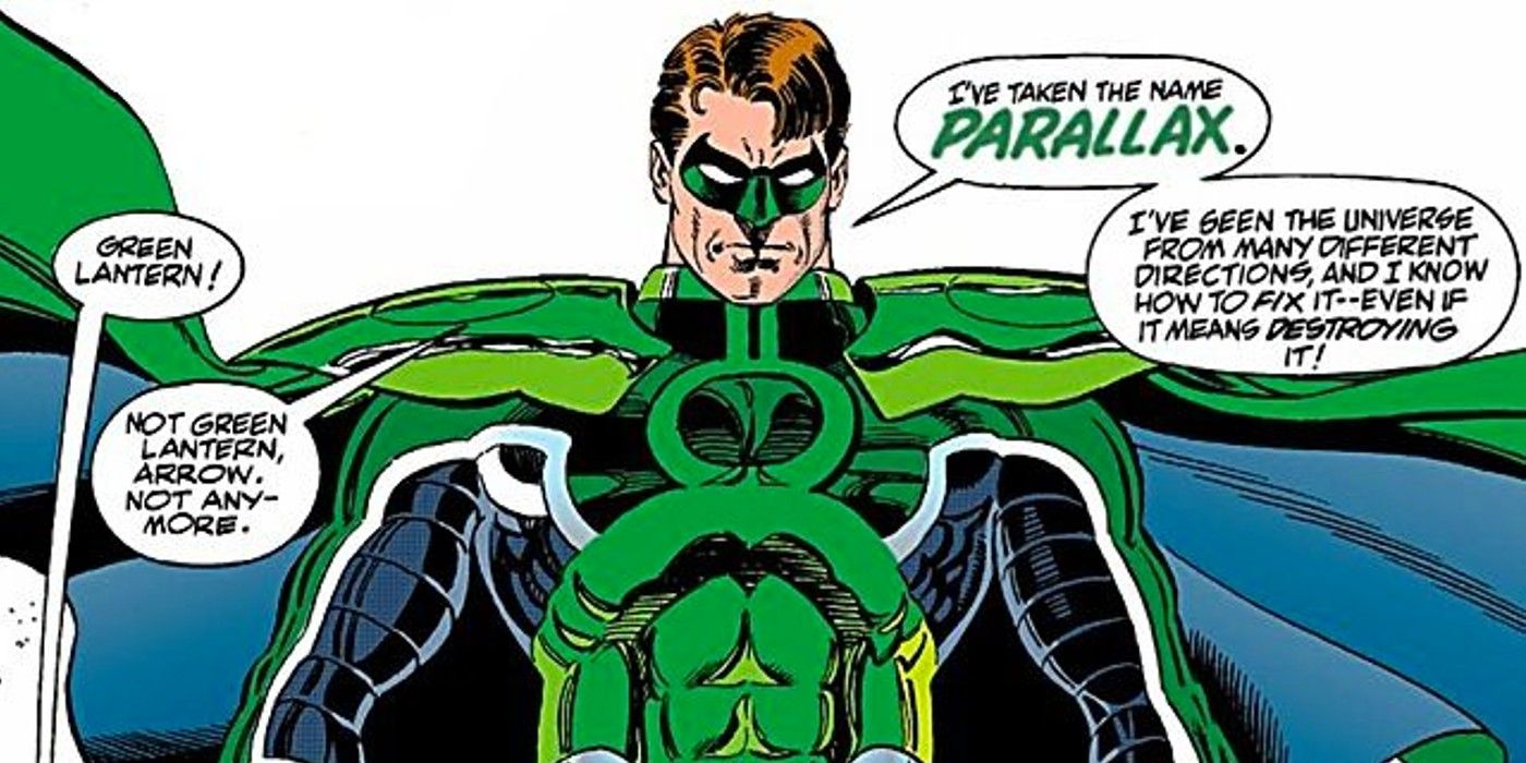 Hal Jordans Green Lantern as Parallax in Zero Hour