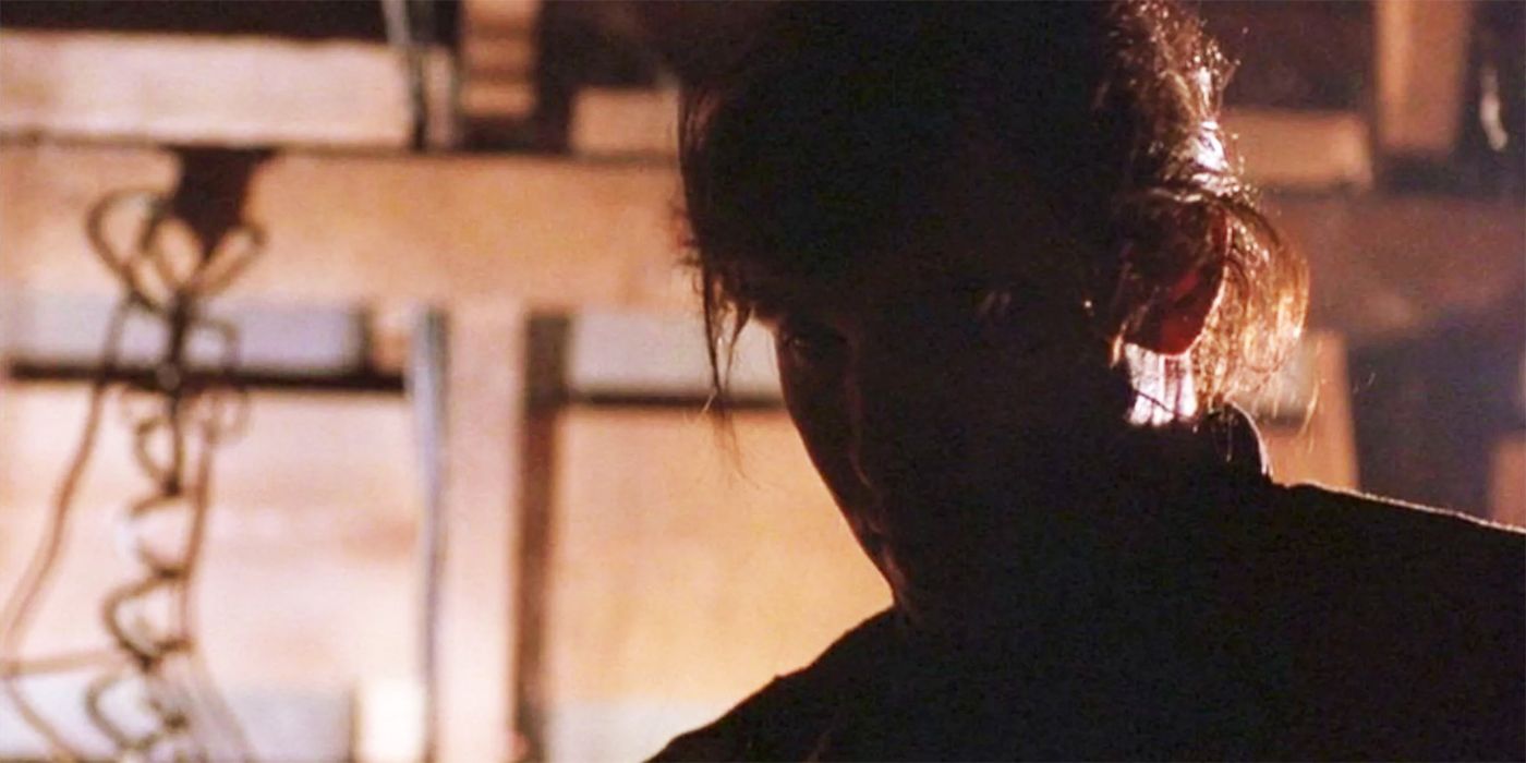 Michael Myers appeared in the dark in Halloween 5 