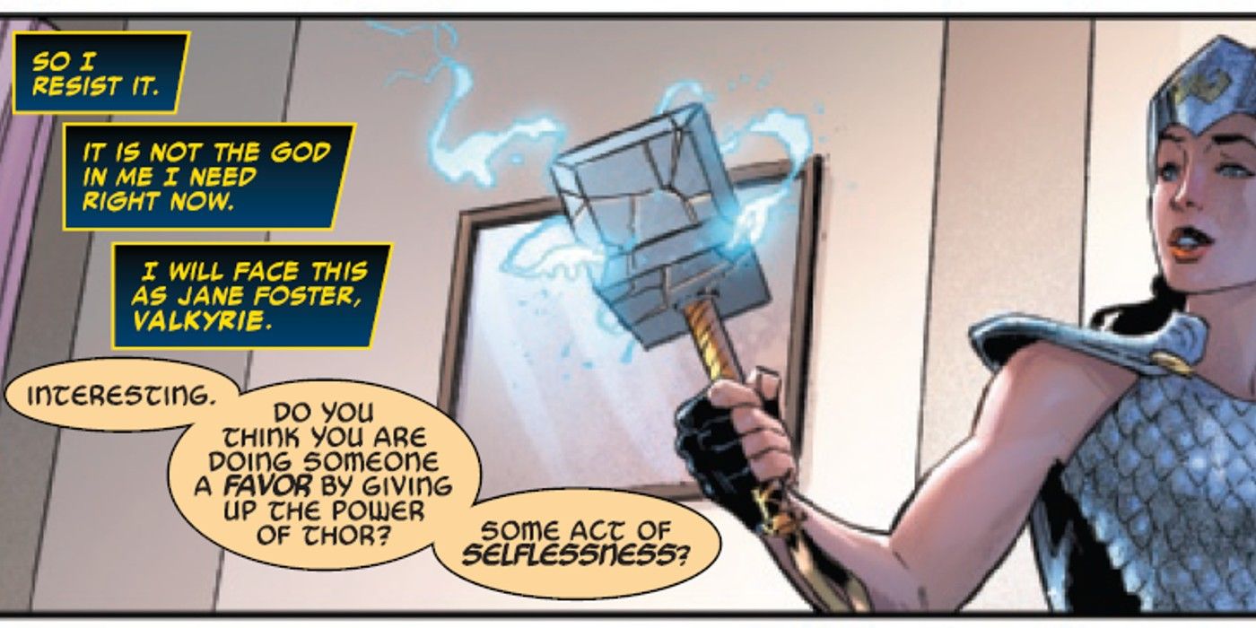 Jane Foster Rejects Power of Thor