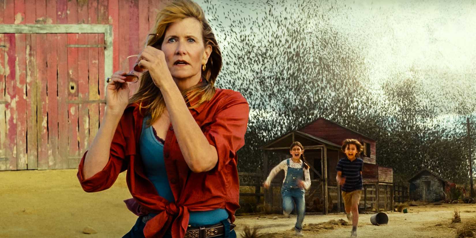 Jurassic World Dominion Gafanhotos era dos dinossauros