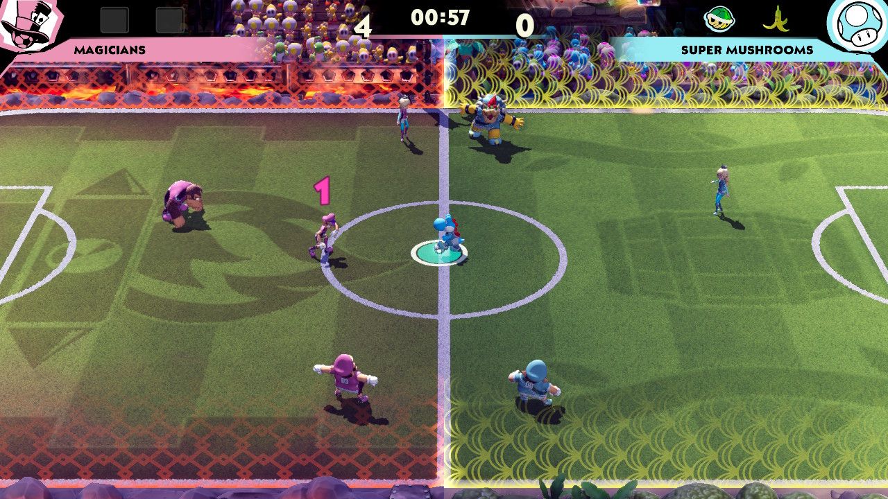 Mario Strikers: Battle League Review – Fun, Colorful, Soccer-Adjacent Gameplay