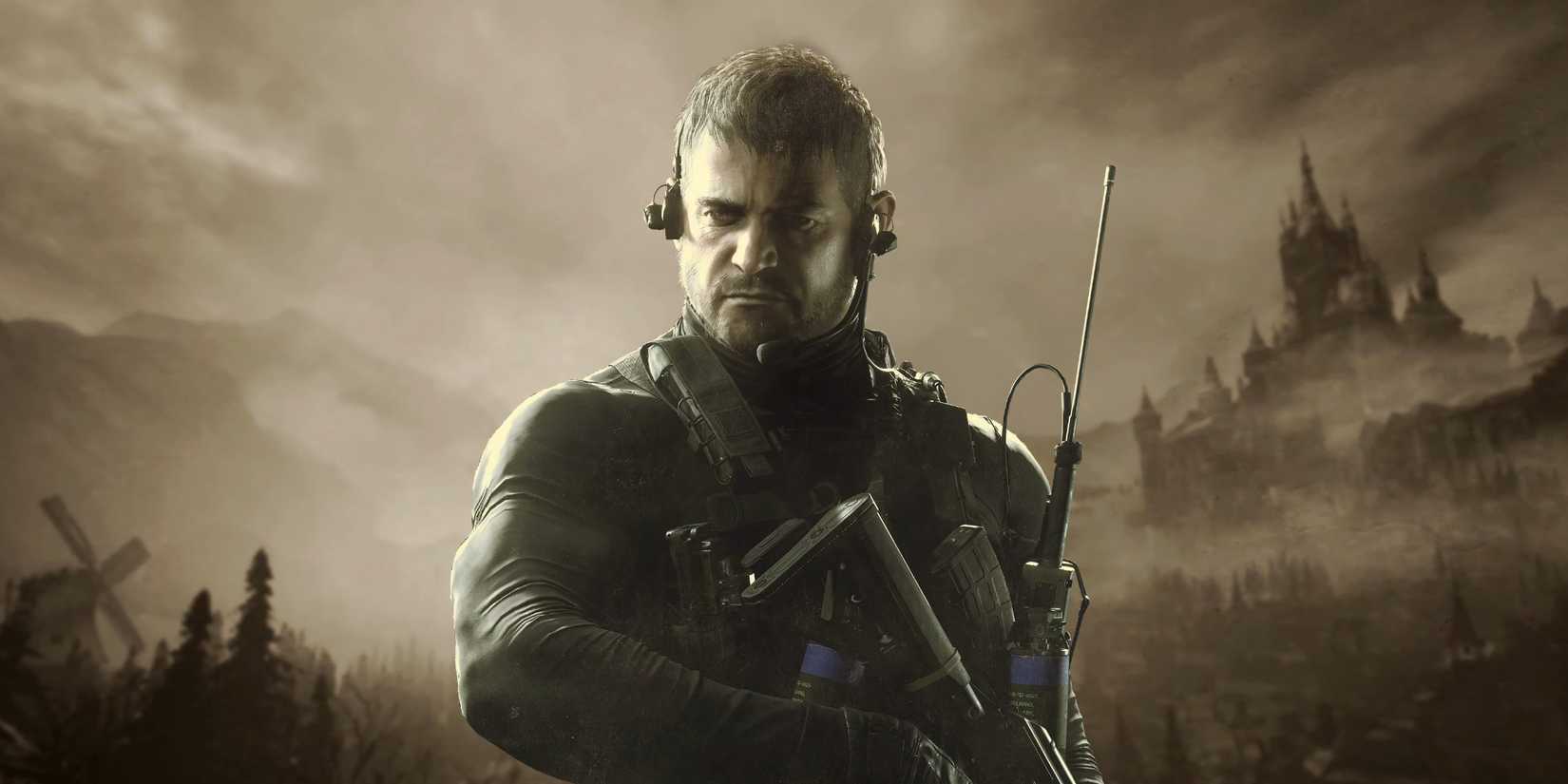 Chris Redfield All Geared Up And Ready For Combat.