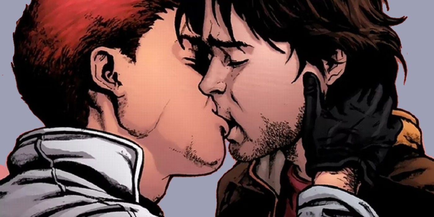 Rictor and Shatterstar First Kiss Featured Image