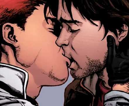 10 Most Underrated X-Men Characters Since 1990 8 Rictor and Shatterstar First Kiss Featured Image