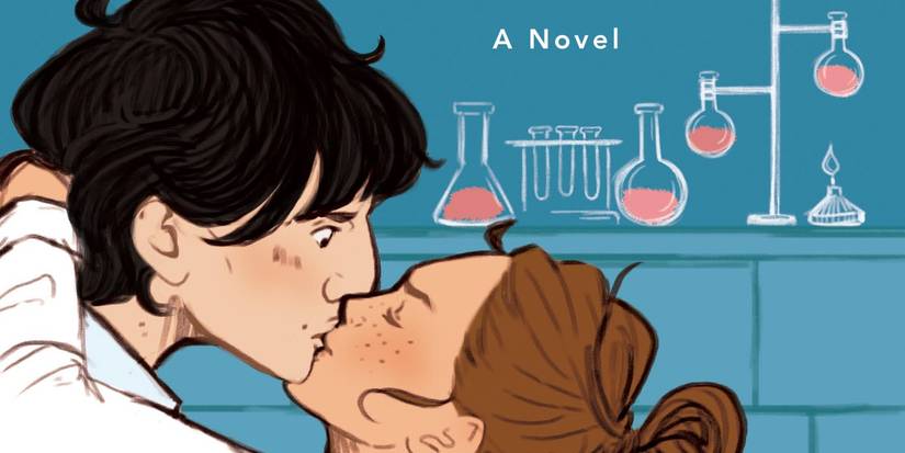 The Love Hypothesis Cover with Adam and Olivia kissing Ali Hazelwood