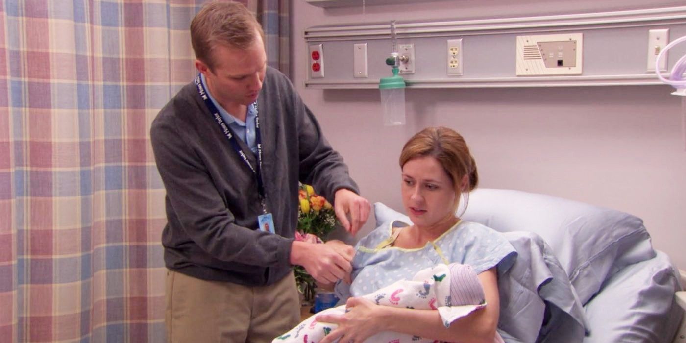 It's a boy! Jenna Fischer tells Leno about the one on the way, image size:1400x700