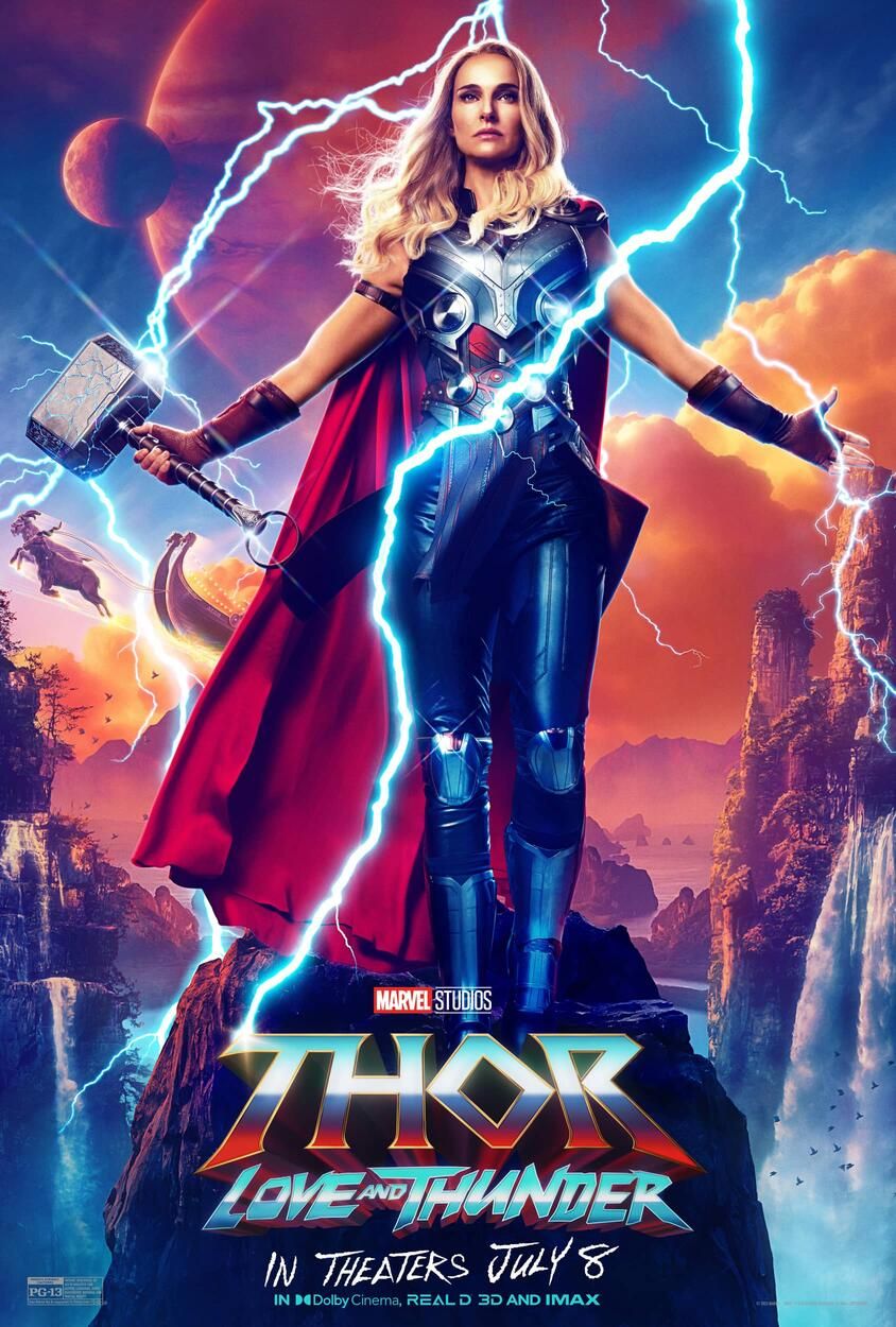 Thor Love and Thunder Natalie Portman Jane Foster Character Poster
