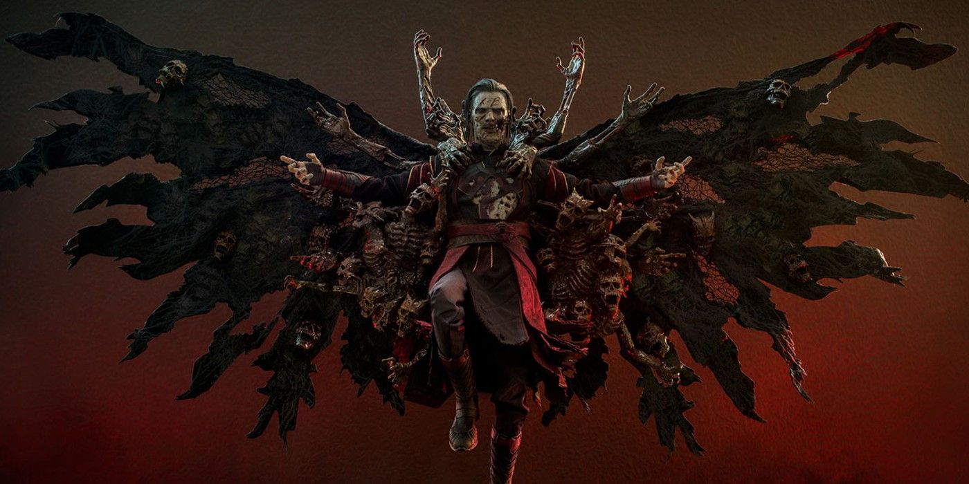 doctor strange in the multiverse of madness dead strange figure from sideshow collectables and hot toys 2