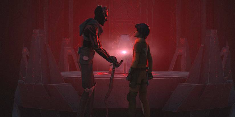 rebels twilight of the apprentice ezra and maul tall