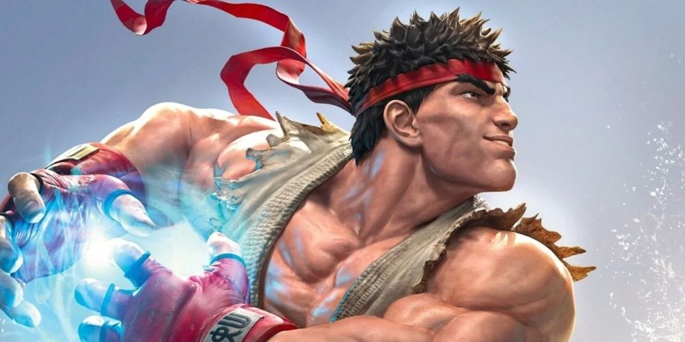 Ryu se prepara para lançar um Hadokken em Street Fighter