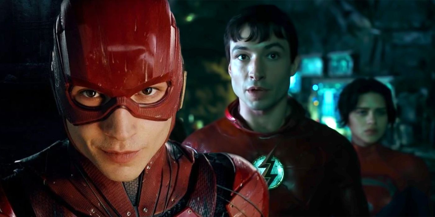 Ezra Miller como The Flash em Liga da Justiça e The Flash