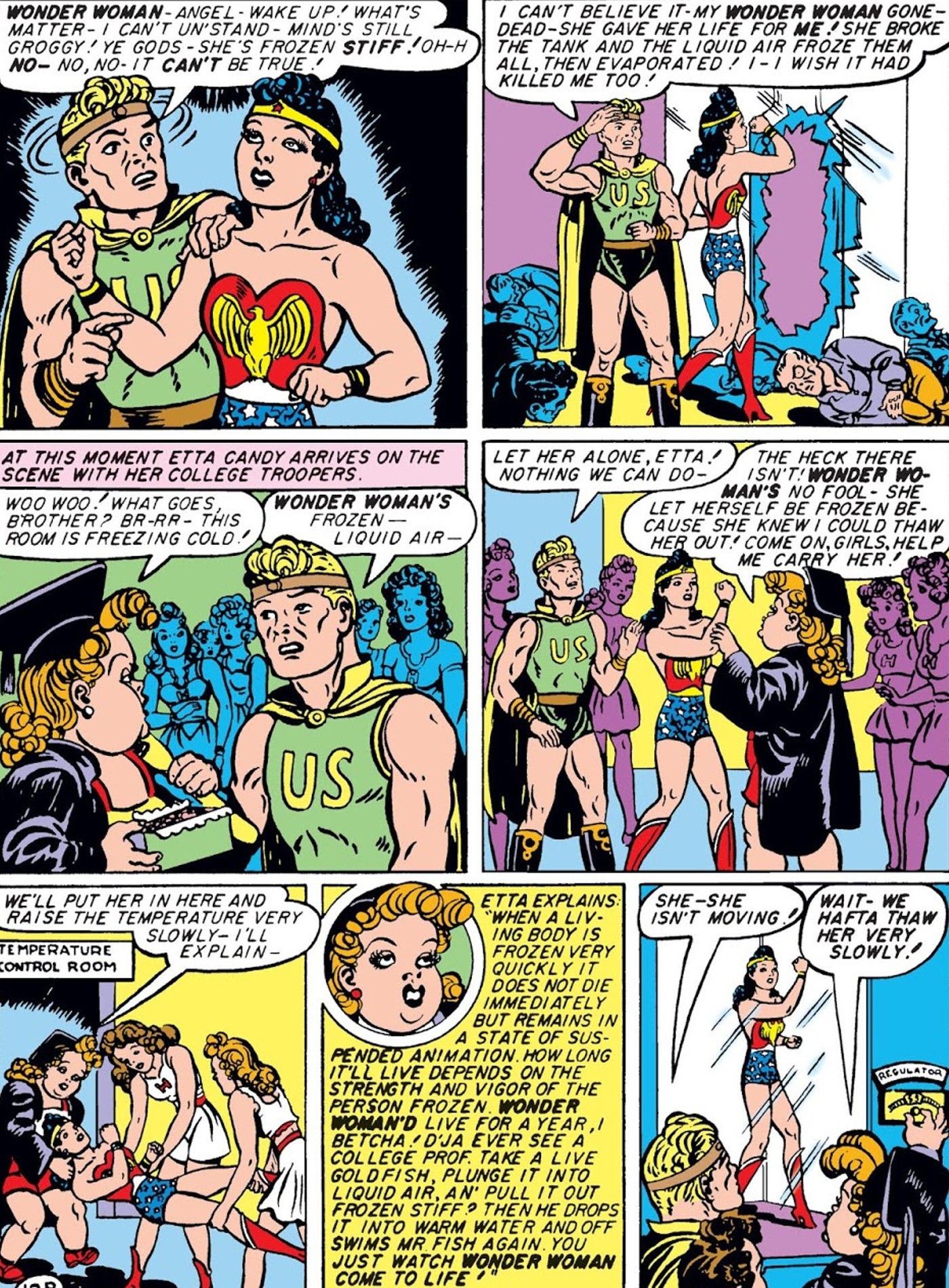 DC Froze Wonder Woman Long Before Marvel Froze Captain America
