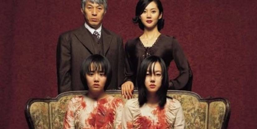 A Tale of Two Sisters family portrait.