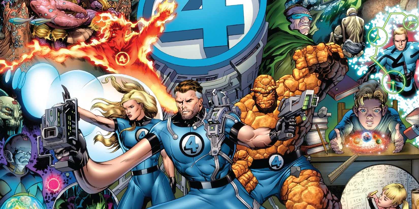 Artwork for Jonathan Hickman's Fantastic Four run