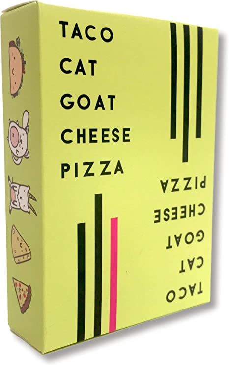 Taco Cat Goat Cheese Pizza best card games for teens best card games for teens
