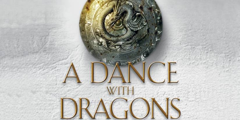 Cover art of George R. R. Martin's A Dance with Dragons novel.