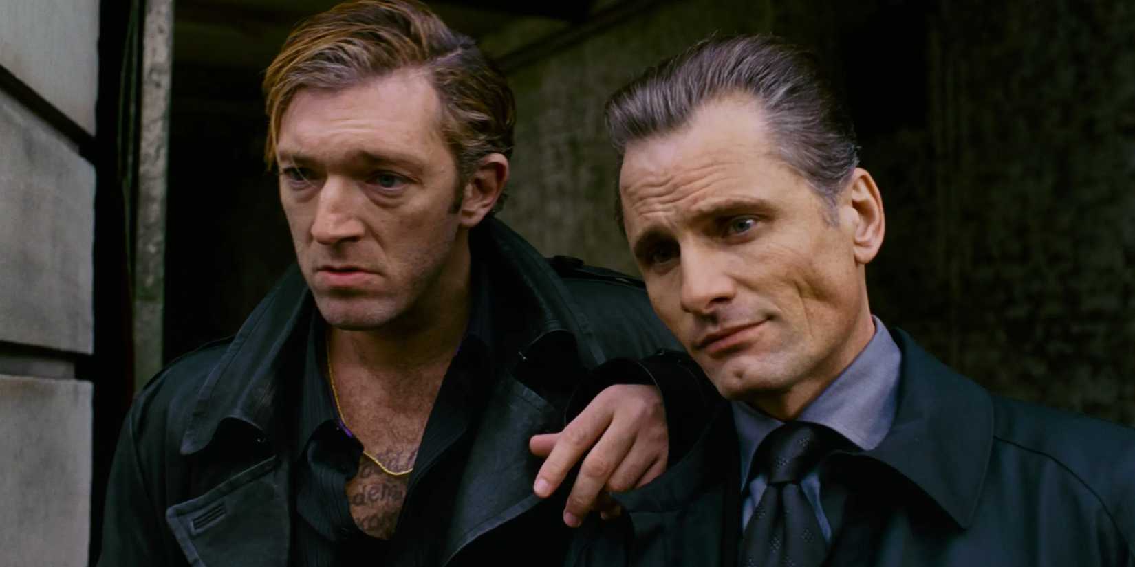 Vincent Cassel dan Viggo Mortensen sebagai Gangster Rusia