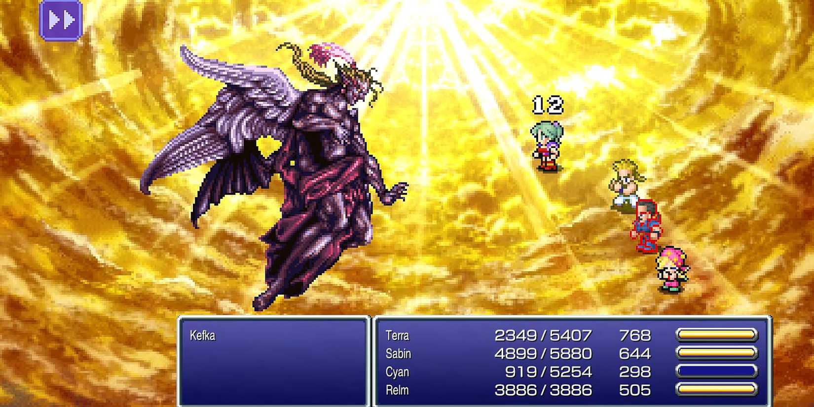 Final Fantasy 6 final boss Kefka