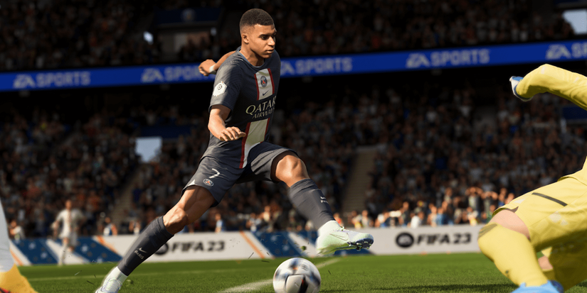 Kylian Mbappé in FIFA 23.