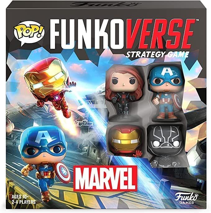 Funkoverse 4-pack with strategy game Best Marvel Funko Pop Sets