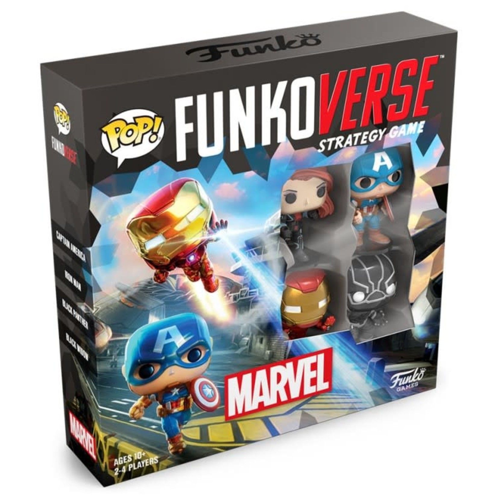 Funkoverse 4-pack with strategy game Best Marvel Funko Pop Sets