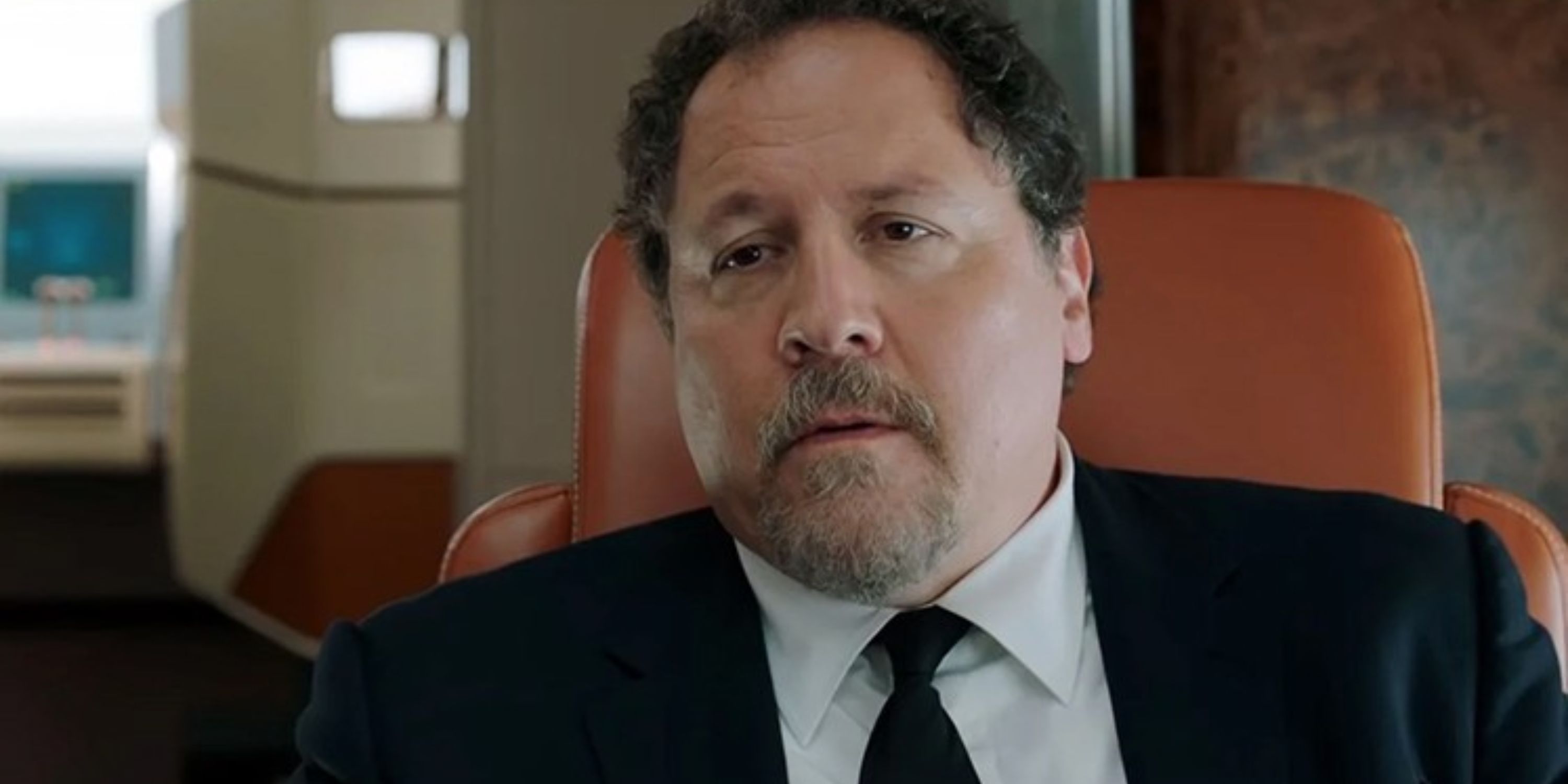 Happy Hogan on the plane in Spider-Man: Far From Home